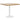 Bistrotafel 80x80 cm MDF lichtbruin