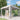 Prieel met dubbel dak 3x3 m wit