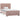 Bedframe fluweel roze 90x200 cm