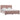Bedframe fluweel roze 140x200 cm