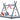 Kinderbedframe massief grenenhout grijs 80x160 cm