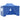 Partytent met 4 zijwanden inklapbaar 3x4 m staal blauw