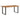 Eettafel 180x90x76 cm massief acaciahout