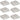 Paalkappen 6 st piramide 71x71 mm gegalvaniseerd metaal