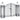 Poort decoratief 122x20,5x100 cm smeedijzer