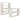 Tuinmiddenbank pallet hout wit
