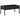 Tuintafel 75x40x37 cm poly rattan zwart