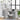 Hoekbureau 145x100x76 cm bewerkt hout betongrijs
