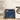 Wassorteerder met 3 zakken staal blauw