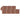 Schuttingset 7 vierkant en 1 schuin 1311x186 cm HKC bruin