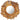 Wandspiegel rond 40 cm teakhout
