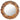 Wandspiegel rond 60 cm teakhout