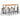 9-delige Barset massief acaciahout en massief gerecycled hout