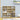Cd-kast 100x23x89,5 cm bewerkt hout sonoma eikenkleurig