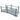 Tuinbrug 140x60x56 cm massief vurenhout grijs