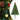 Kunstkerstboom met verlichting en kerstballen 180 cm groen