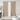 Gordijnen linnen-look verduisterend haken 2 st 140x175 cm beige