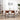 Eetkamerstoelen draaibaar 6 st gebogen hout en kunstleer wit