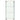 Vitrinekast gehard glas wit