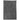 Deurmat wasbaar 40x60 cm antraciet