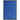 Deurmat wasbaar 40x60 cm blauw