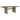 Tuintafel 200x100x74 cm glas en poly rattan bruin