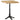 Bistrotafel 60x60x77 cm ruw mangohout