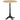 Bistrotafel Ø 60x76 cm ruw mangohout