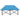 Ligbed 2-persoons inklapbaar staal blauw