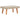 Tuintafel poly rattan beige
