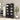 Cd-kasten 2 st 21x16x93,5 spaanplaat zwart