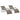 Ligbedden 2 st textileen taupe en grijs
