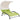 Ligbed tweepersoons met luifel textileen groen