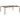 Tuintafel 200x150x75 cm gehard glas en poly rattan beige