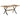 Eettafel 160x80x76 cm ruw mangohout