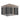 Prieel met klamboe 3x3x2,73 m 180 g/m² taupe