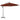 Zweefparasol met stalen paal 300 cm terracottakleurig