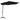 Parasol met stalen paal 300x230 cm zwart