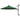 Wandparasol met LED's 300 cm groen