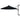 Wandparasol met LED's 300 cm zwart