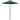 Parasol met LED-verlichting 200x211 cm aluminium groen