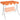 Vervangingsluifel voor schommelbank 150/130x105/70 cm oranje