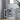 Vitrinekast 82,5x30,5x80 cm bewerkt hout wit