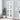 Vitrinekast 82,5x30,5x185,5 cm bewerkt hout wit