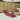 Ligbedkussen 200x60x3 cm oxford stof wijnrood