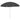 Strandparasol 300 cm antracietkleurig