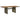 Tuintafel poly rattan en massief acaciahout bruin