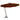 Zweefparasol met paal 3,5x2,9 m massief vurenhout terracotta