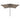 Parasol met LED's en stalen paal 2x3 m taupe