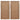 Rolgordijnen 2 st 100x160 cm bamboe bruin